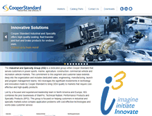 Tablet Screenshot of cooperstandardperformance.com